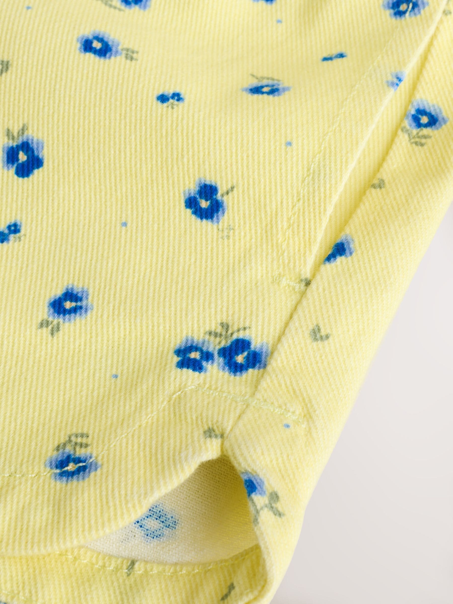 Dsiney Kidz - Yellow/Blue Ditsy Floral Pull On Shorts (3mths-7yrs) image 7
