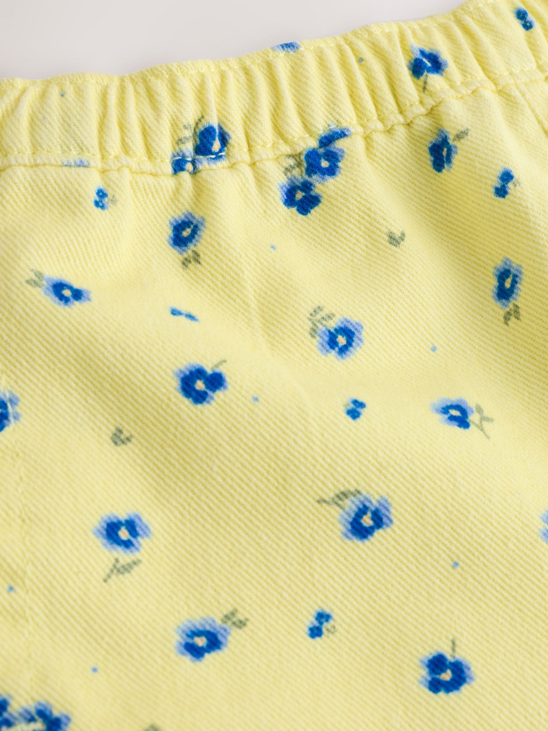 Dsiney Kidz - Yellow/Blue Ditsy Floral Pull On Shorts (3mths-7yrs) image 8