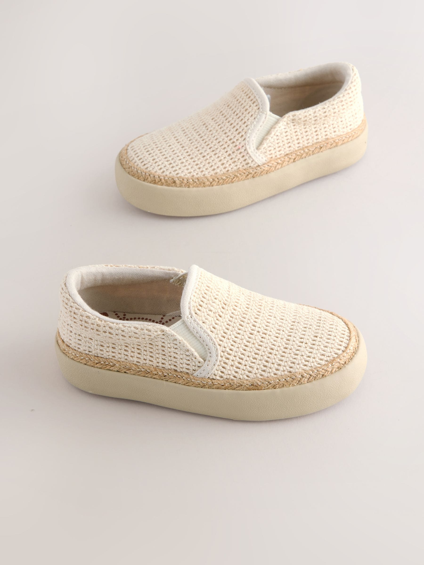 Neutral Slip-On Loafers image 1