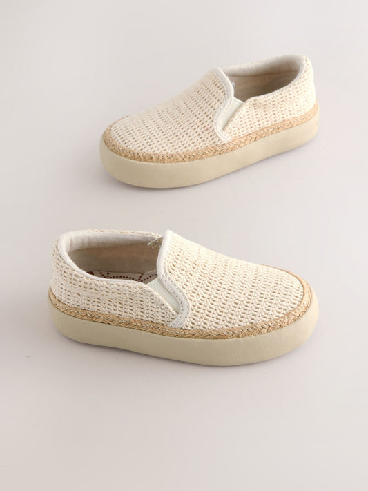 Neutral Slip-On Loafers image 2