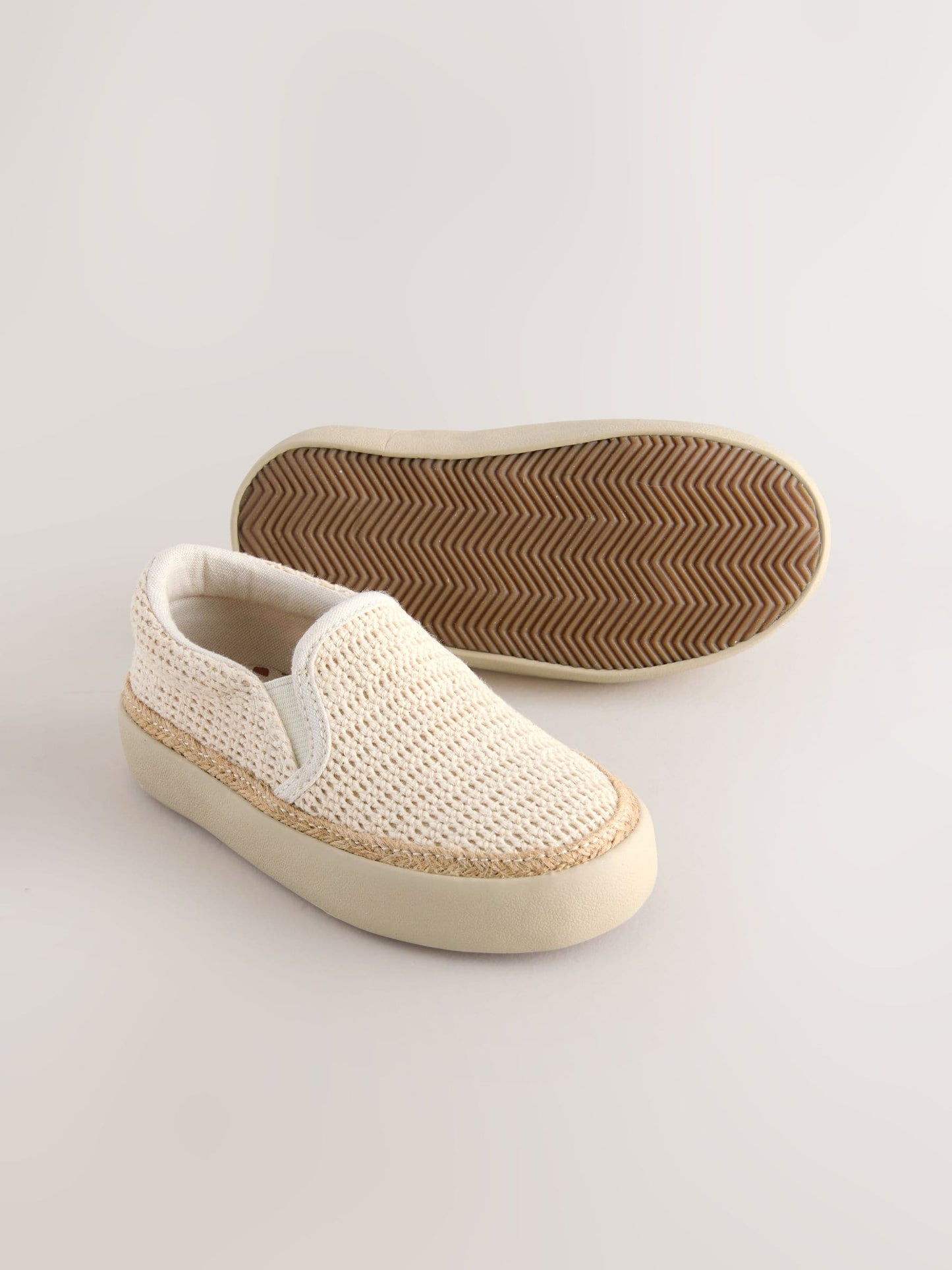 Neutral Slip-On Loafers image 5