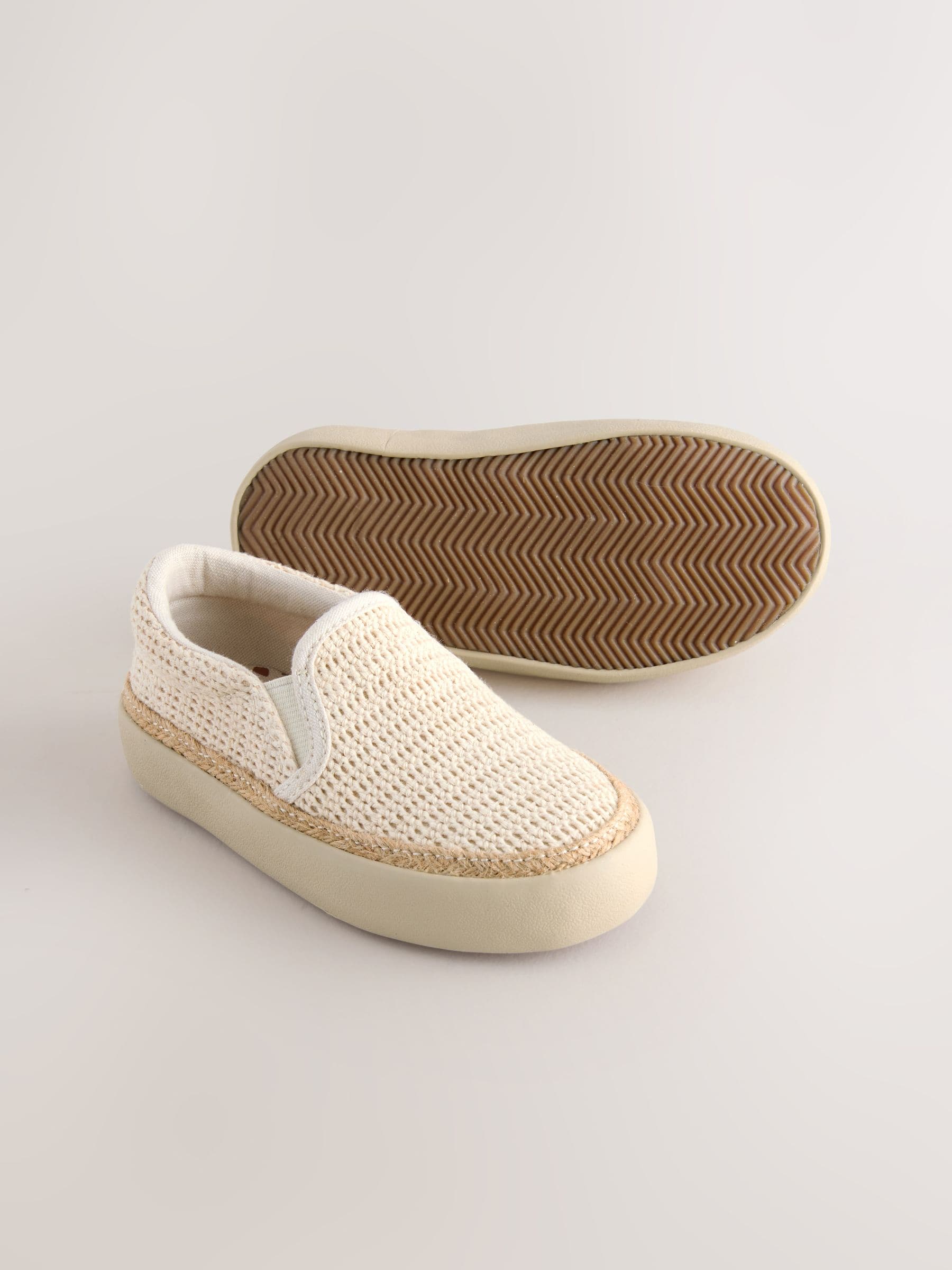 Neutral Slip-On Loafers image 4