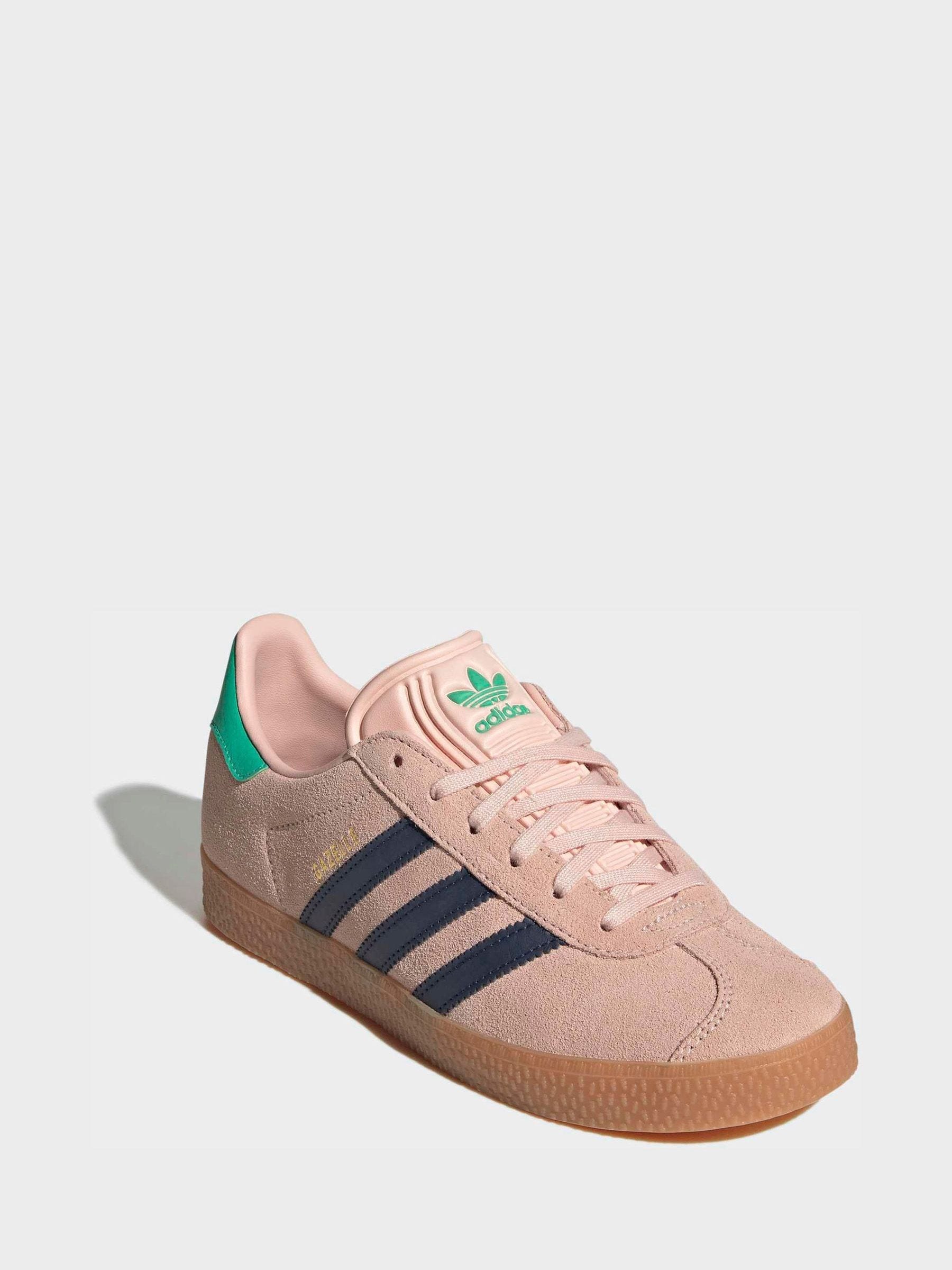 adidas Originals Light Pink Junior Gazelle Trainers image 1