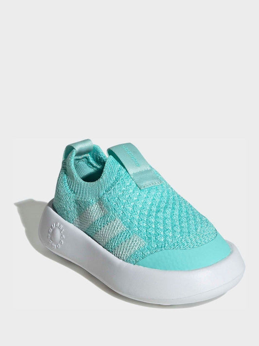 adidas Bright Teal Bubblecomfy Slip On Infant Trainers image 1