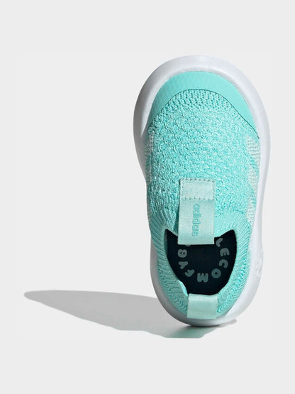 adidas Bright Teal Bubblecomfy Slip On Infant Trainers image 6