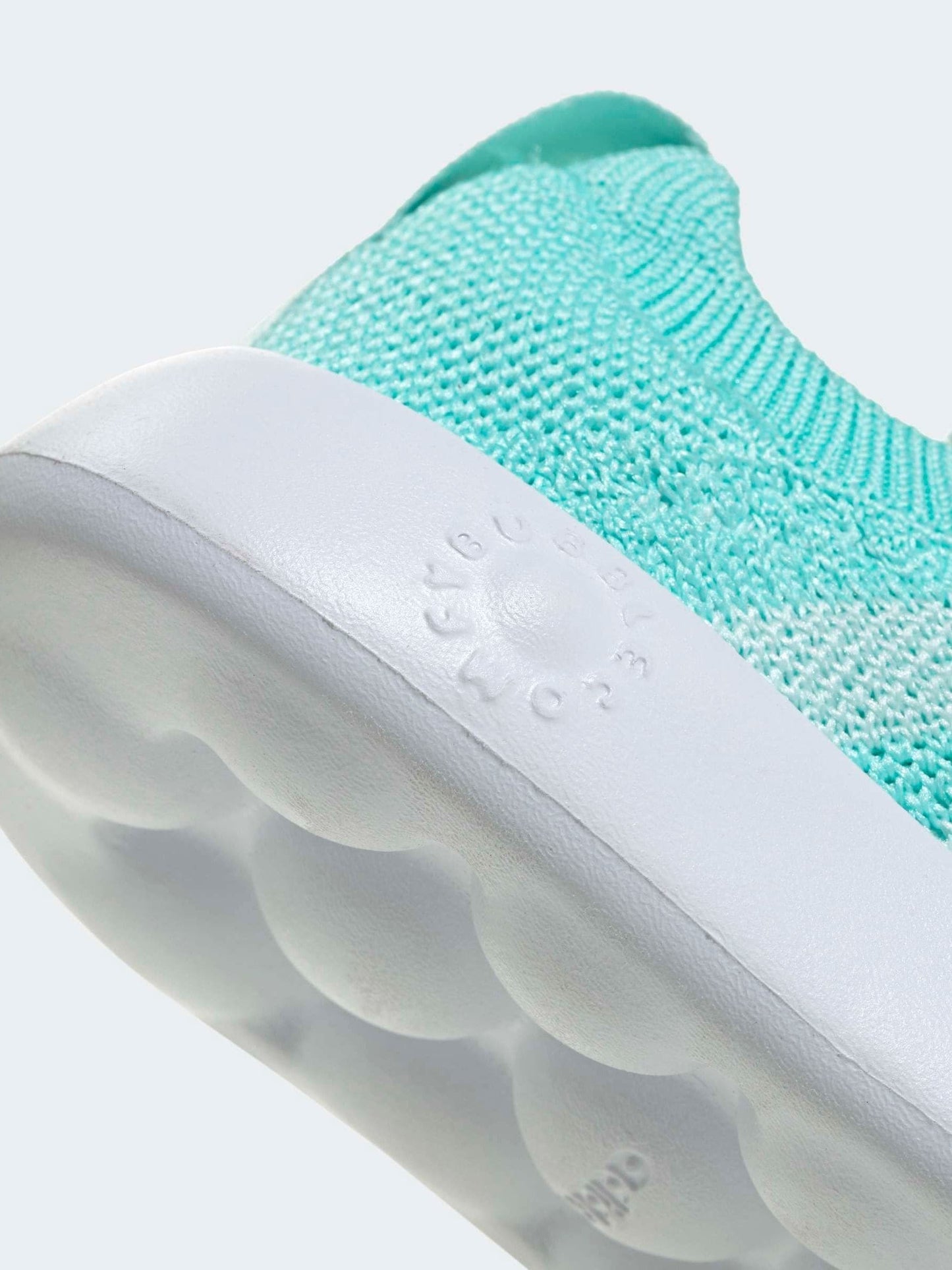 adidas Bright Teal Bubblecomfy Slip On Infant Trainers image 9