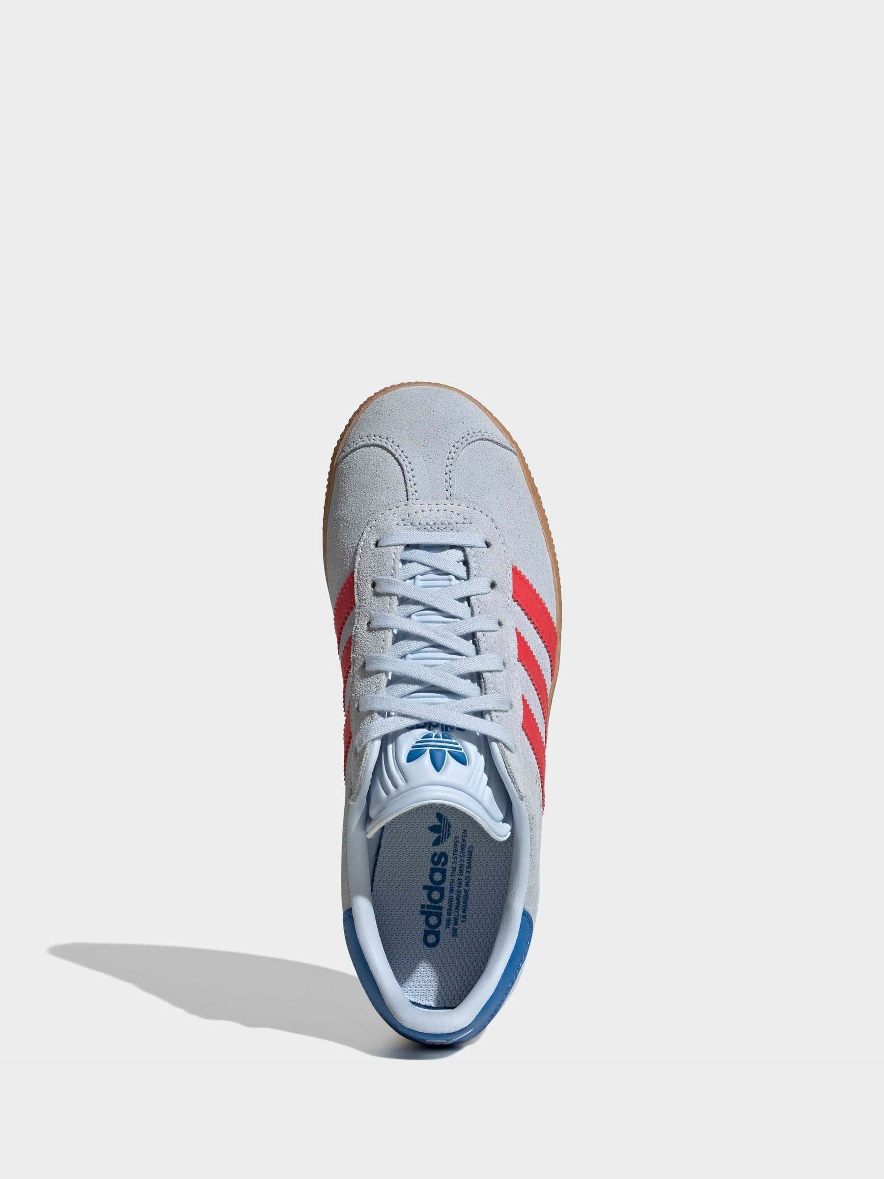 adidas Originals Blue Junior Gazelle Trainers image 5
