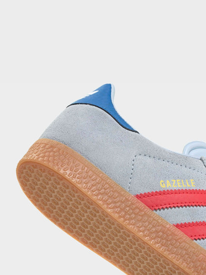 adidas Originals Blue Junior Gazelle Trainers image 6