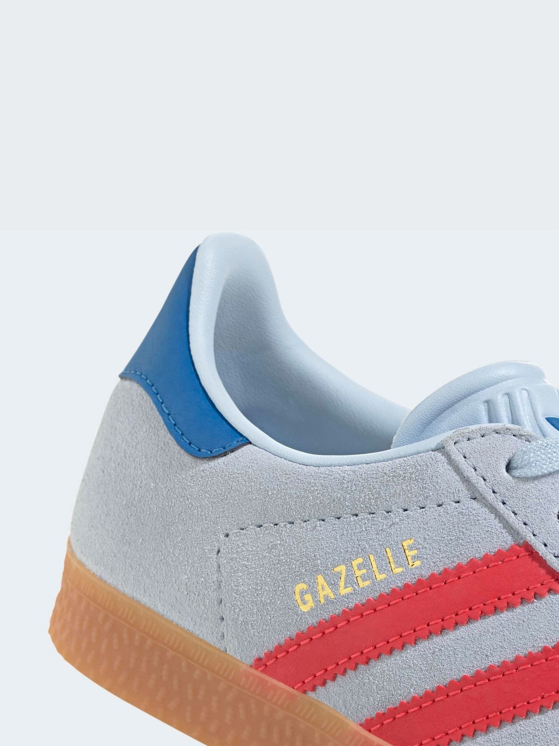 adidas Originals Blue Gazelle Kids Trainers image 7