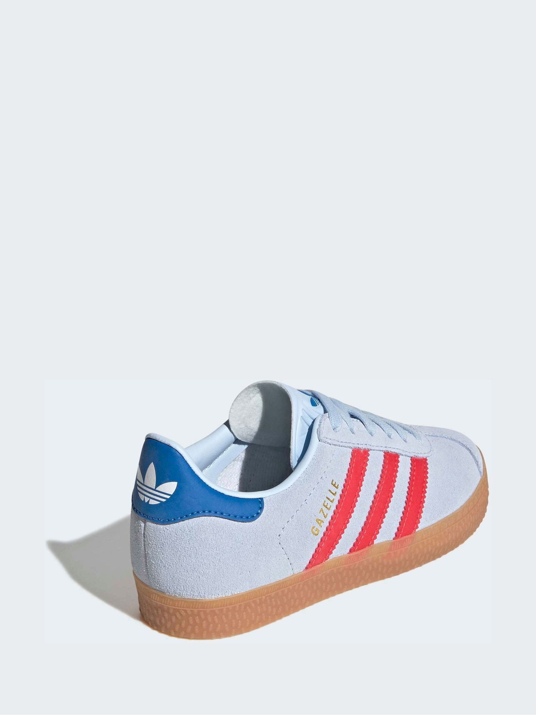 adidas Originals Blue Gazelle Kids Trainers image 9