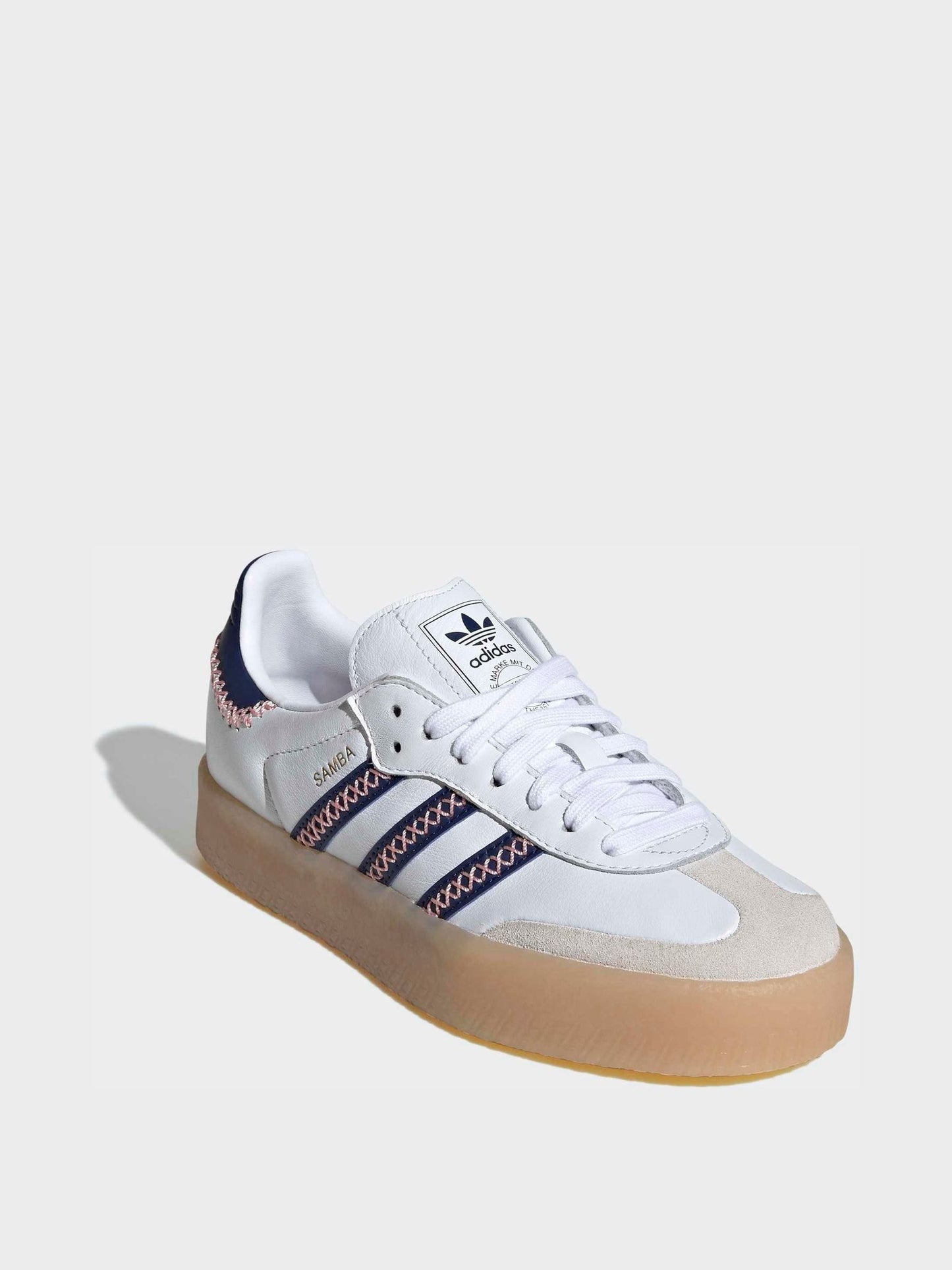 adidas Originals White Sambae Trainers image 2