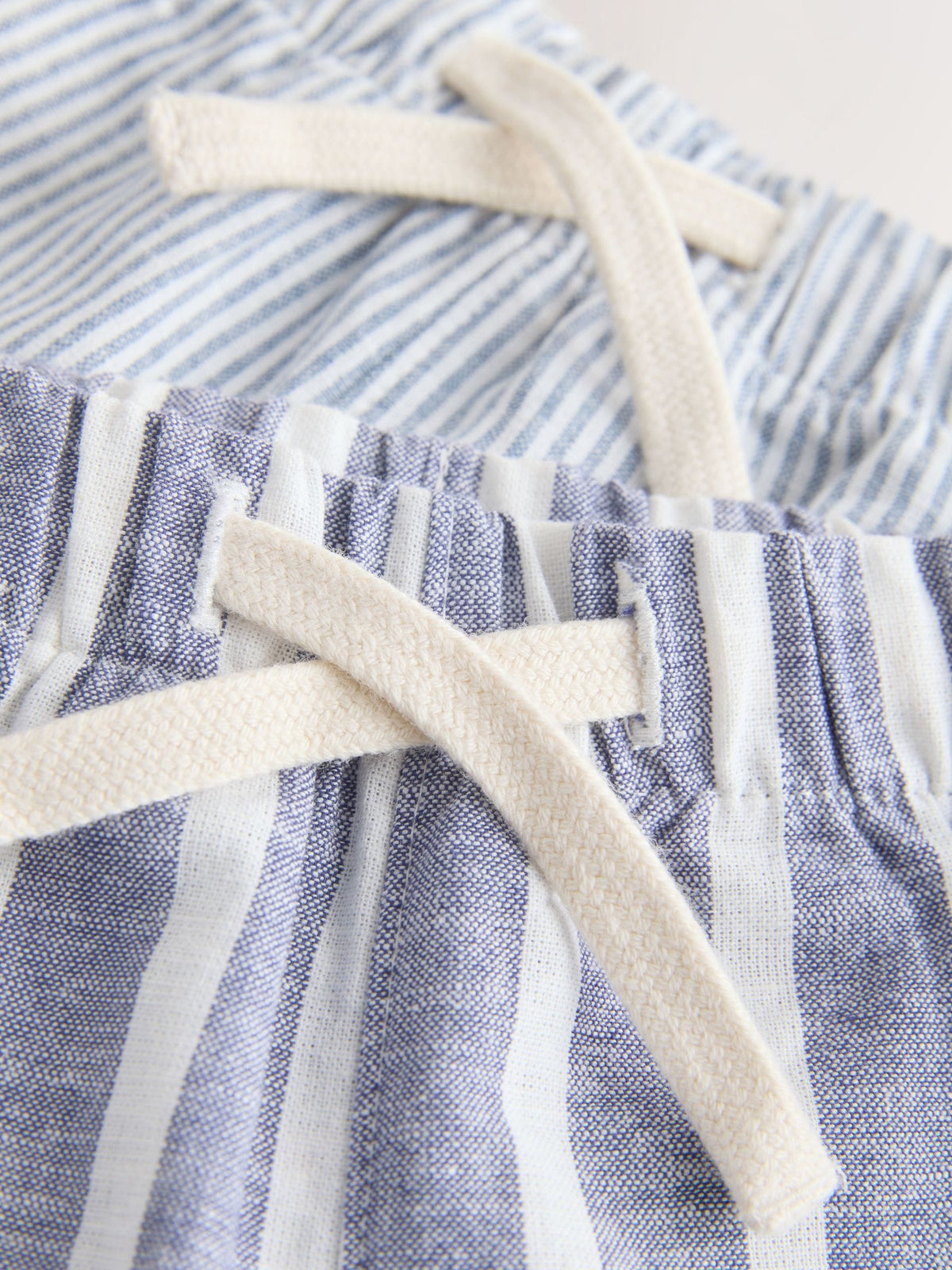Blue/White Stripe Short Button Through Pyjamas 2 Pack (9mths-8yrs) - image 12