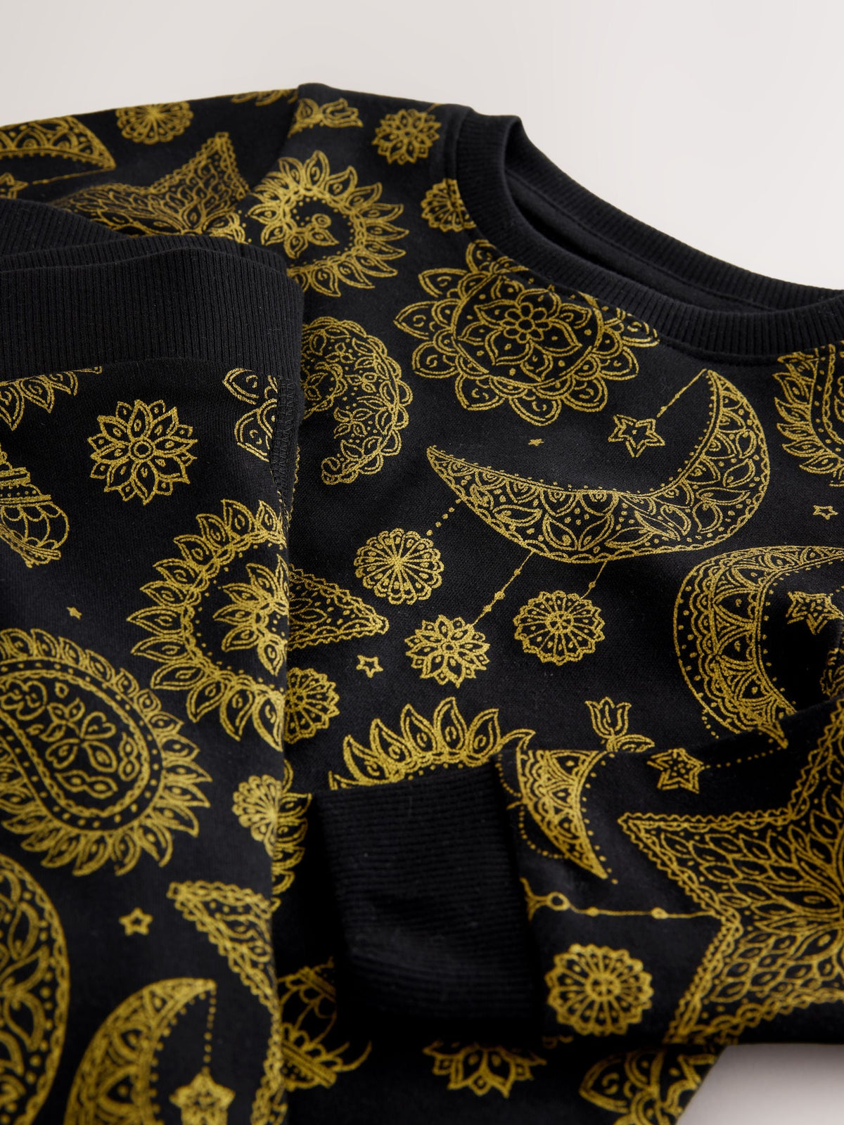 Black/Gold Snuggle Fit Pyjamas (9mths-12yrs) - image 7