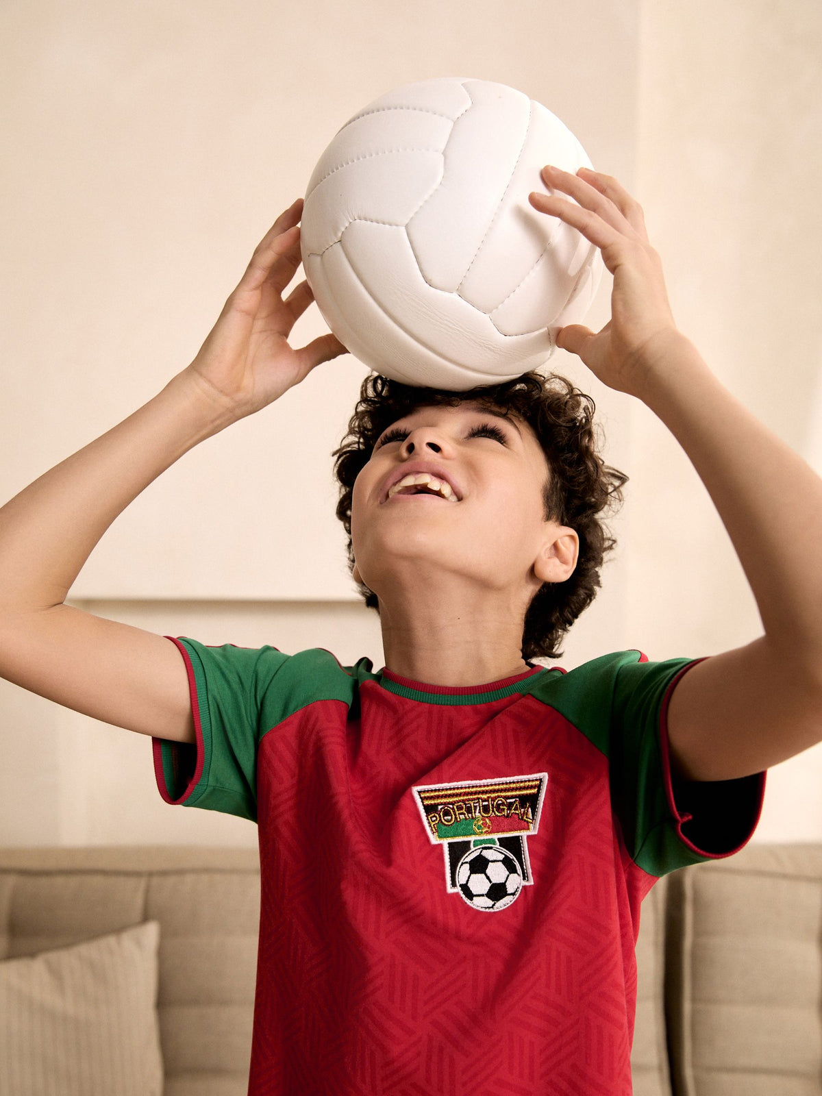 Red/Green Portugal Single Short Football Pyjamas (4-14yrs) - image 3