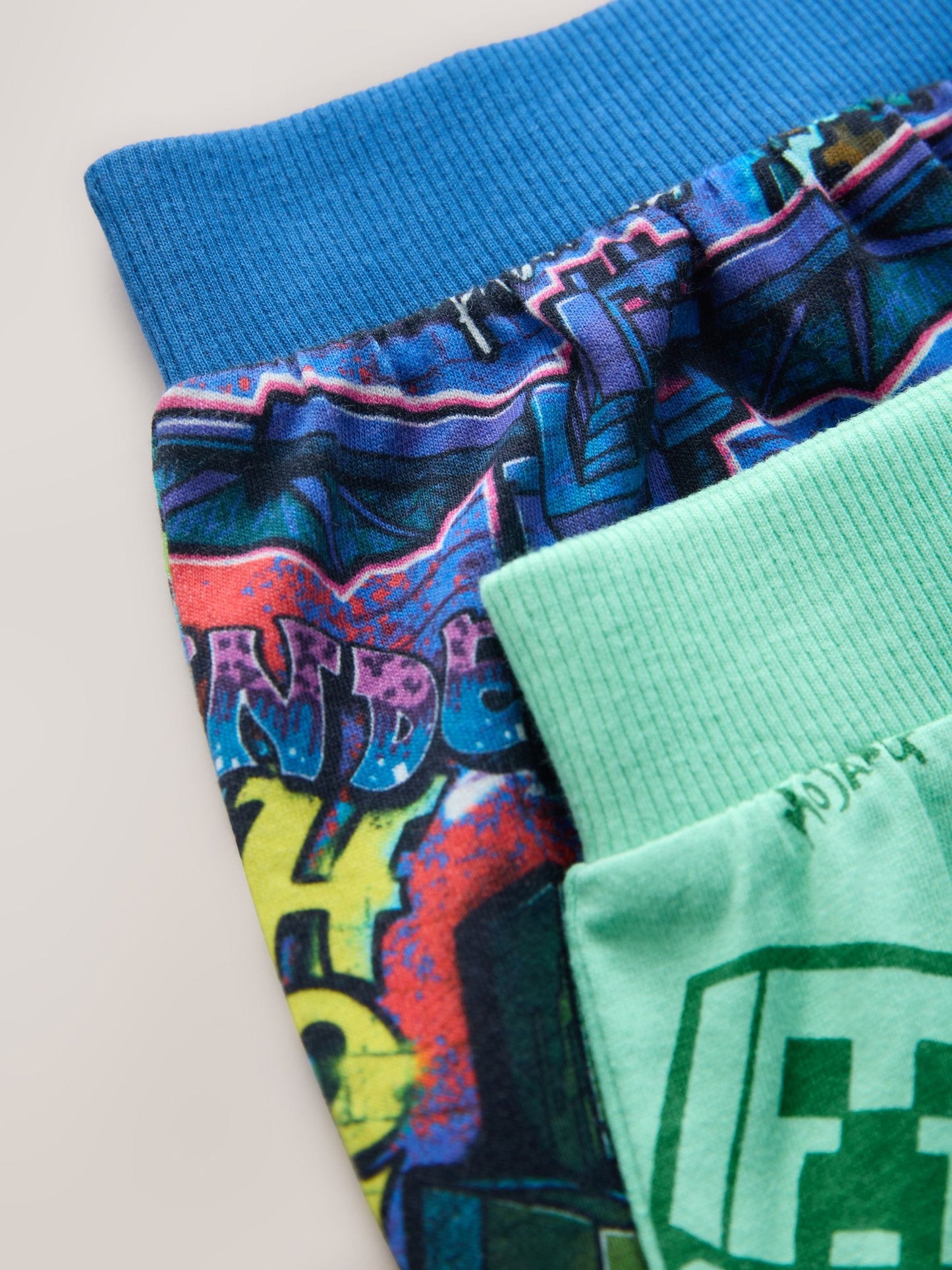 Green/Blue Minecraft Short Pyjamas 2 Pack (5-14yrs) image 5
