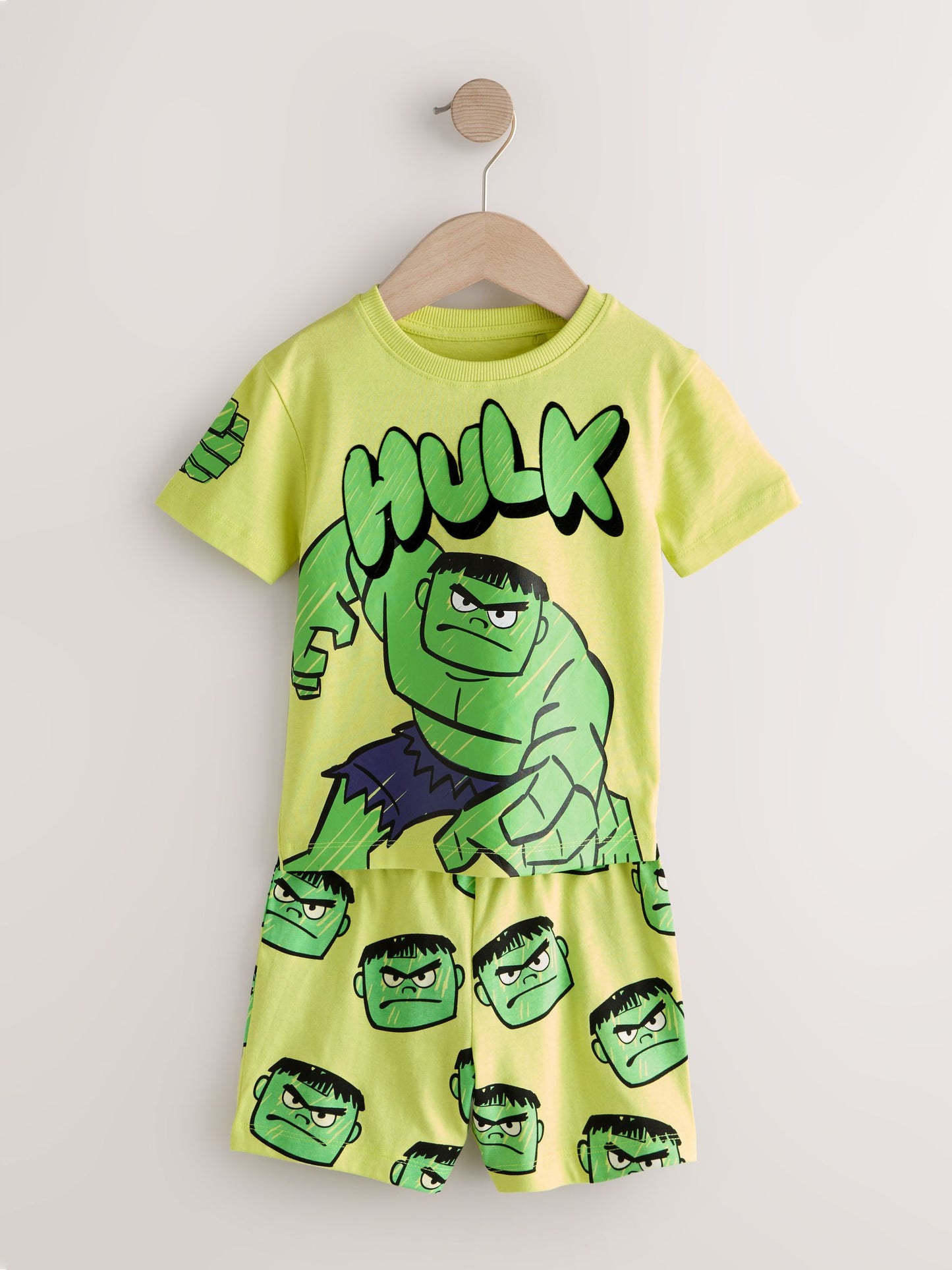 Dsiney Kidz - Red/Blue/Green Marvel Short Pyjamas 3 Pack (12mths-11yrs) image 11