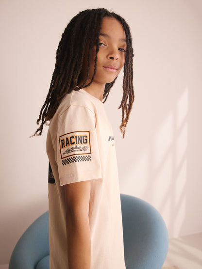 Black/Ecru Mclaren Single Short Pyjamas (3-16yrs) - image 6
