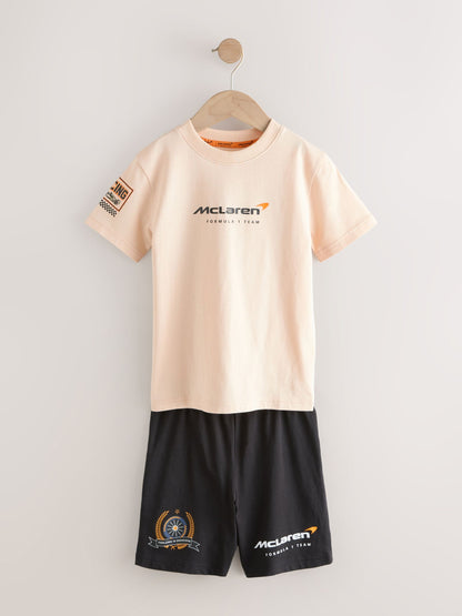 Black/Ecru Mclaren Single Short Pyjamas (3-16yrs) - image 8