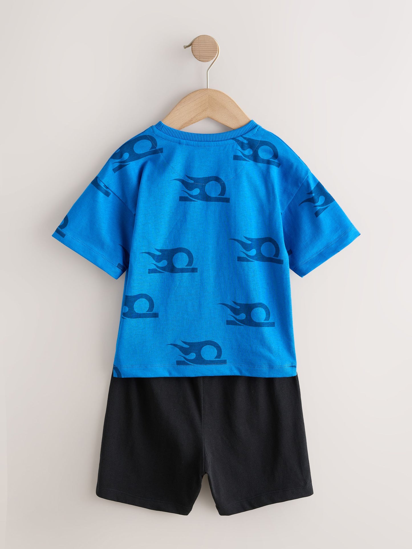 Dsiney Kidz - Blue/White Hot Wheels Short Pyjamas 2 Pack (12mths-10yrs) image 8