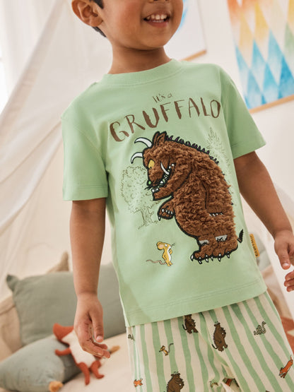 Sage Green Single Gruffalo Short Pyjamas (9mths-9yrs) image 3