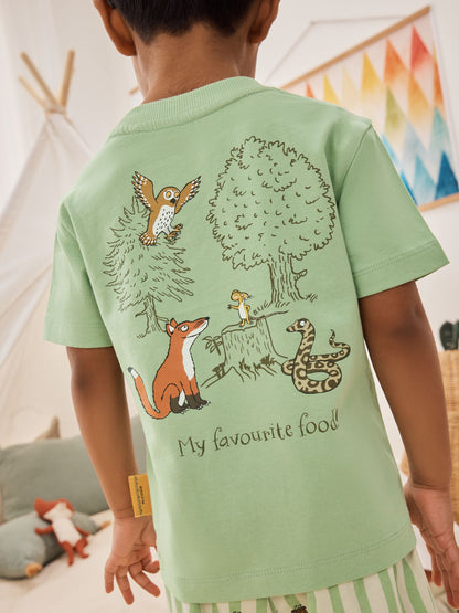 Sage Green Single Gruffalo Short Pyjamas (9mths-9yrs) image 5