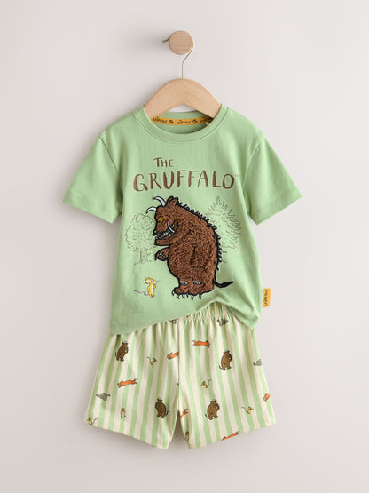Sage Green Single Gruffalo Short Pyjamas (9mths-9yrs) image 7