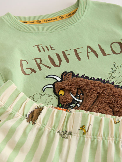 Sage Green Single Gruffalo Short Pyjamas (9mths-9yrs) image 9