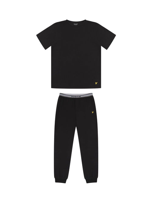 Lyle & Scott Black Onyx T-Shirt & Cuffed Joggers Set - image 1