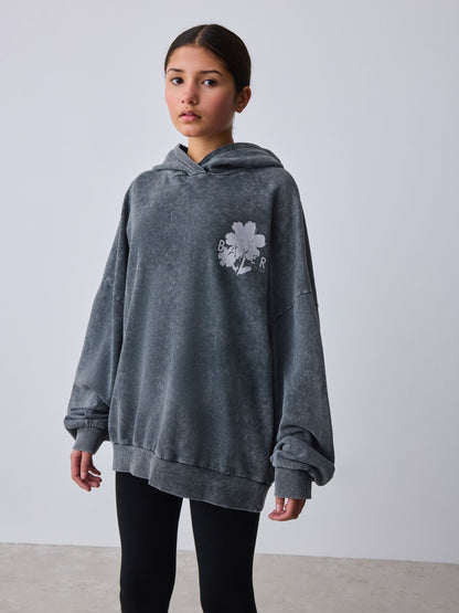 Baker by Ted Baker Oversized Acid Wash Hoodie image 2