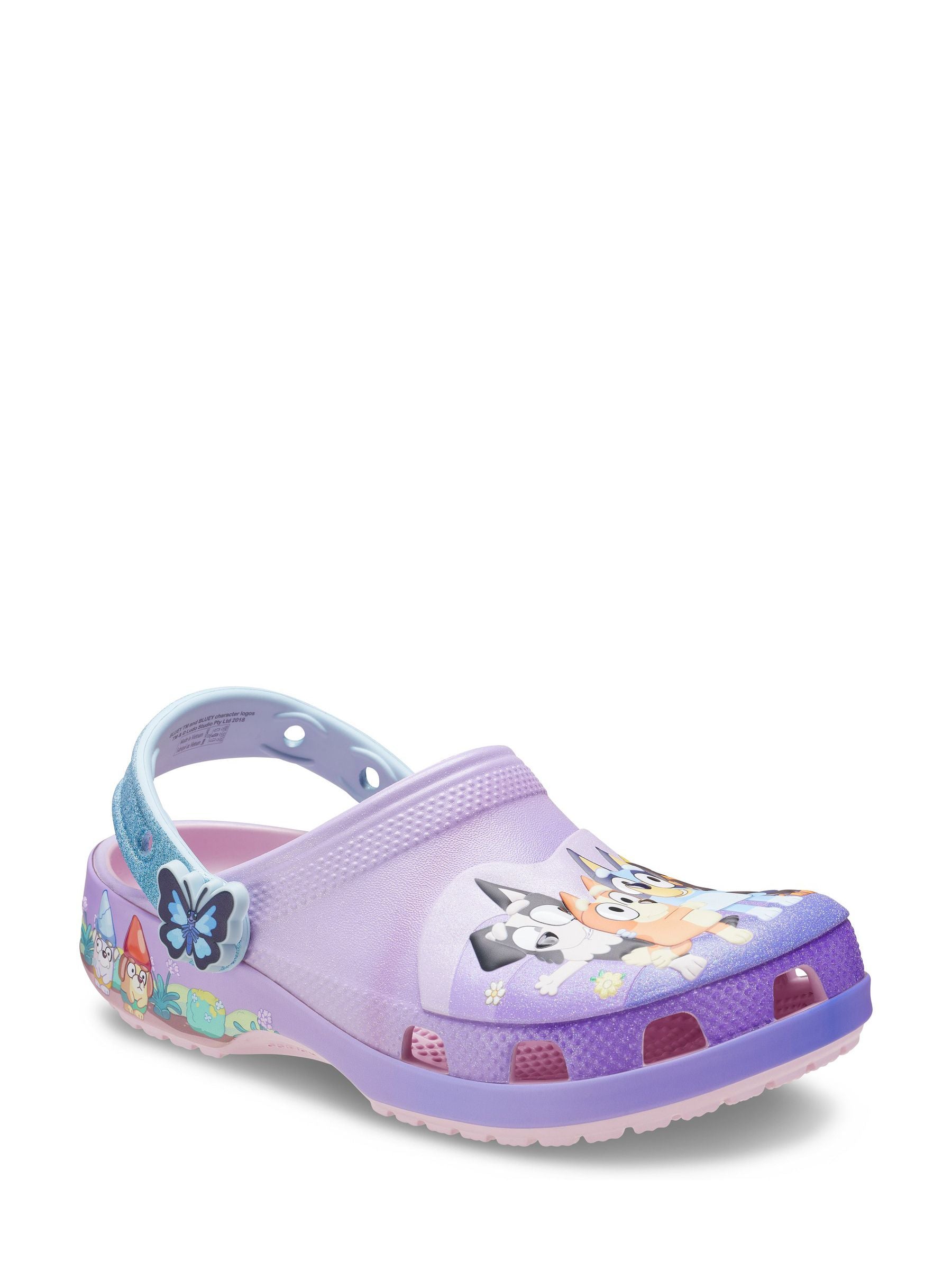 Crocs Purple Bluey Classic Clog image 2