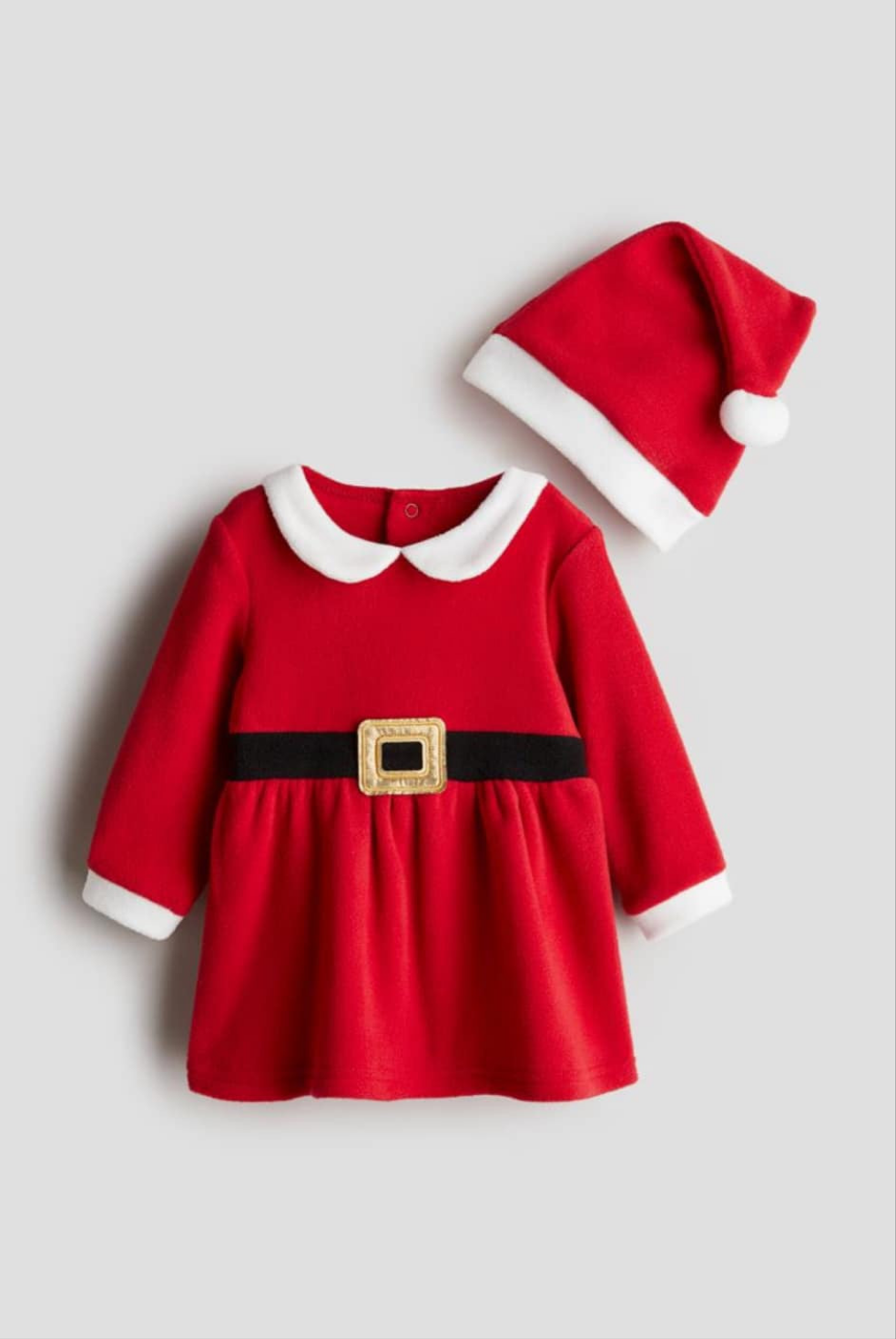 H&M Christmas Santa Dress and Hat Set