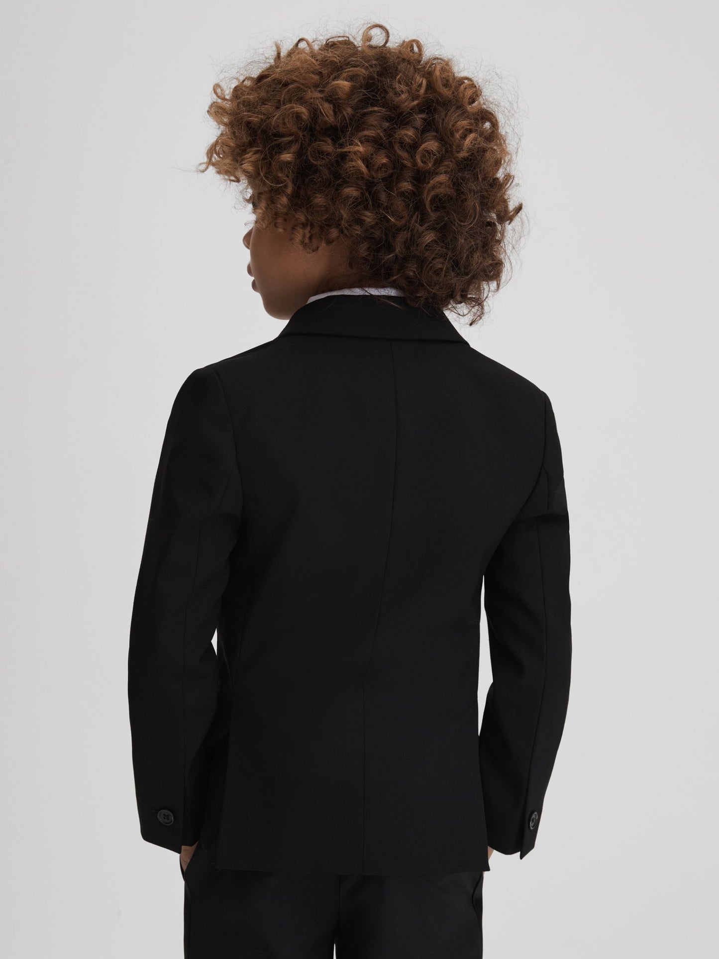Reiss Black Knightsbridge B 3-9 yrs Single-Breasted Tuxedo Blazer image 6