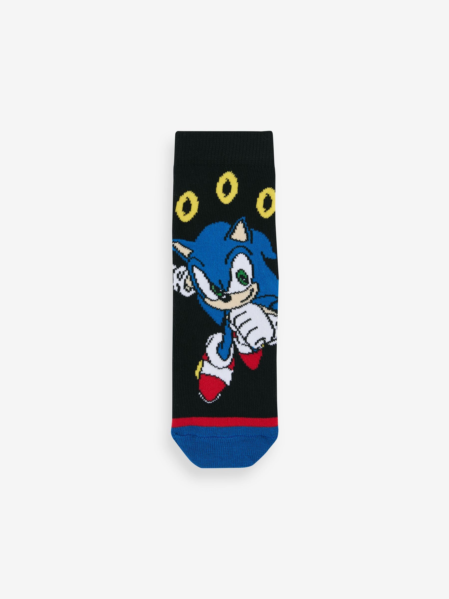 Dsiney Kidz - Character Blue Sonic Socks 3 Pack image 2