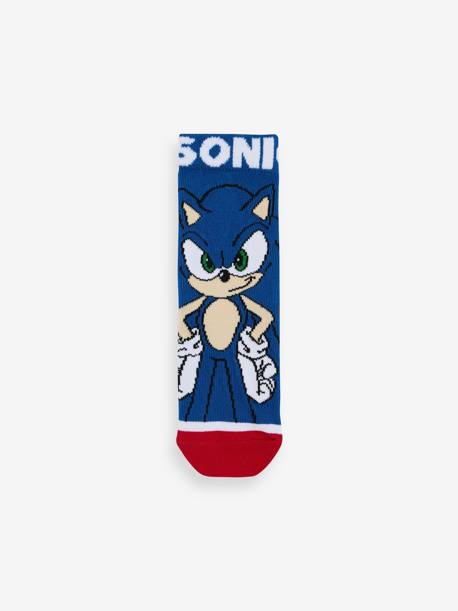 Dsiney Kidz - Character Blue Sonic Socks 3 Pack image 4