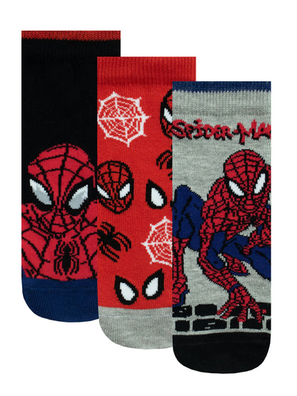 Dsiney Kidz - Character Red Spiderman Socks 3 Pack image 1