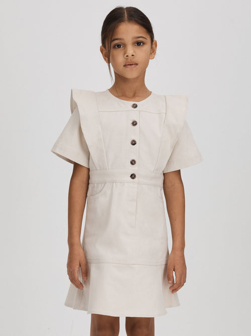 Dsiney Kidz - Reiss Stone Jess 9-13 yrs Flared Denim Dress image 1