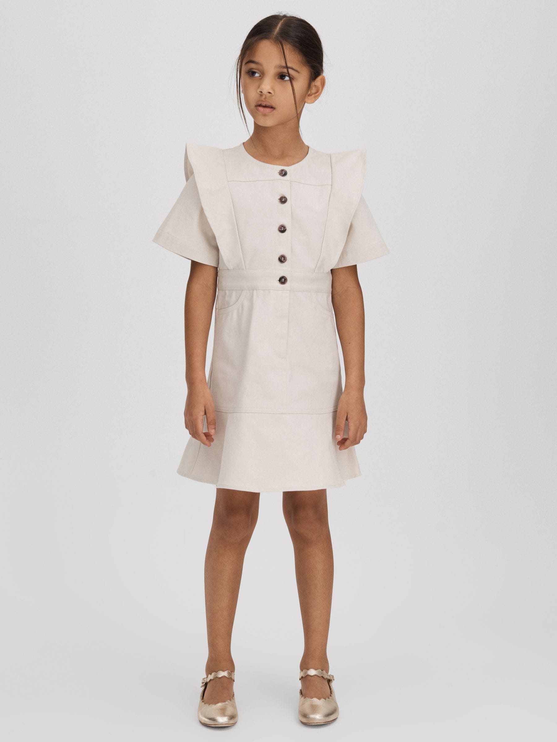 Dsiney Kidz - Reiss Stone Jess 9-13 yrs Flared Denim Dress image 3
