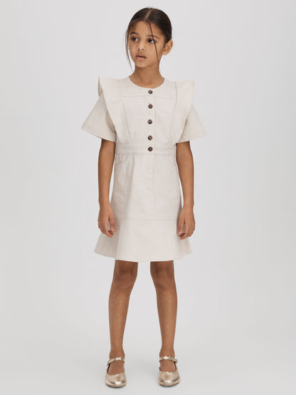 Dsiney Kidz - Reiss Stone Jess 9-13 yrs Flared Denim Dress image 3
