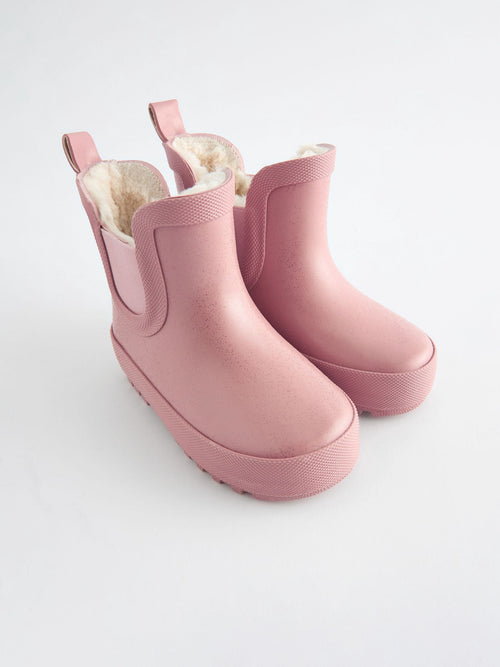 Pink Glitter Chelsea Wellies image 1