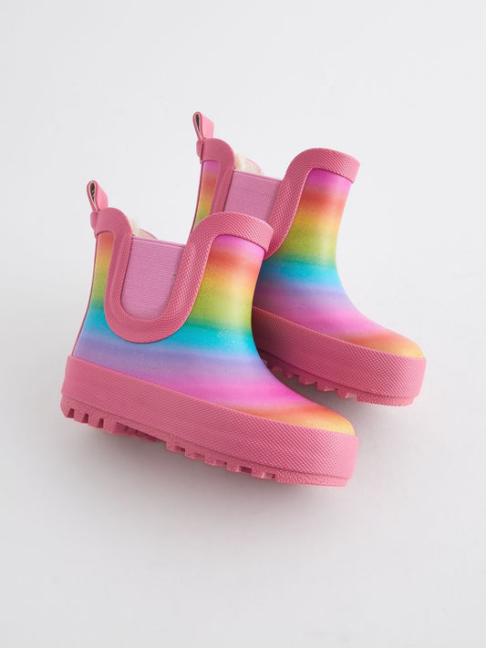 Multi Rainbow Chelsea Wellies image 1