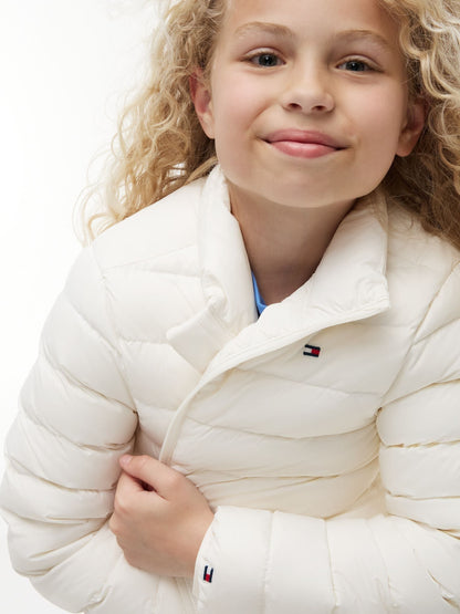 Dsiney Kidz - Tommy Hilfiger White Essential Lightweight Down Jacket image 5