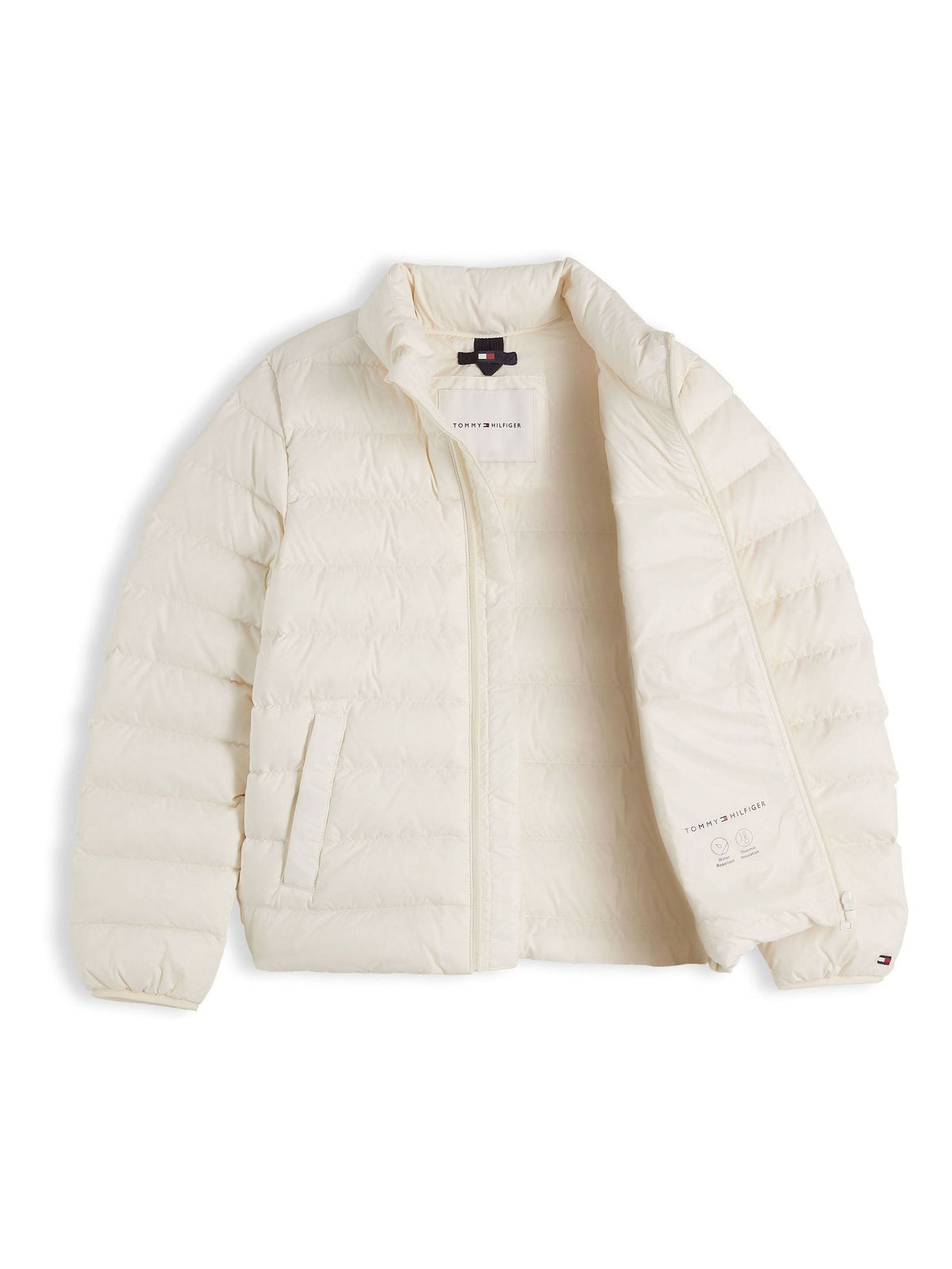 Dsiney Kidz - Tommy Hilfiger White Essential Lightweight Down Jacket image 7