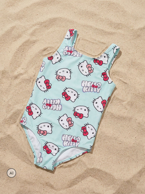 Dsiney Kidz - Vanilla Underground Blue Hello Kitty One Piece Swimming Costume image 1