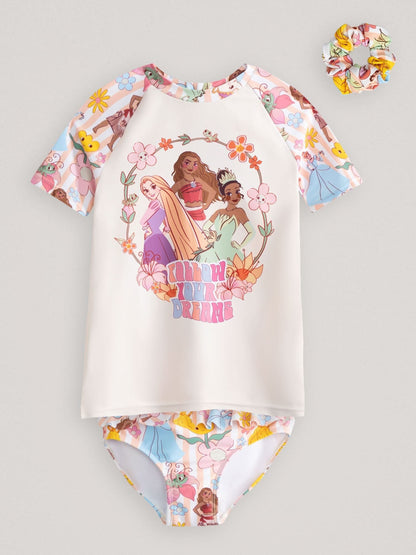 Dsiney Kidz - Vanilla Underground Pink Disney Princess Swim Set 3 Piece image 6