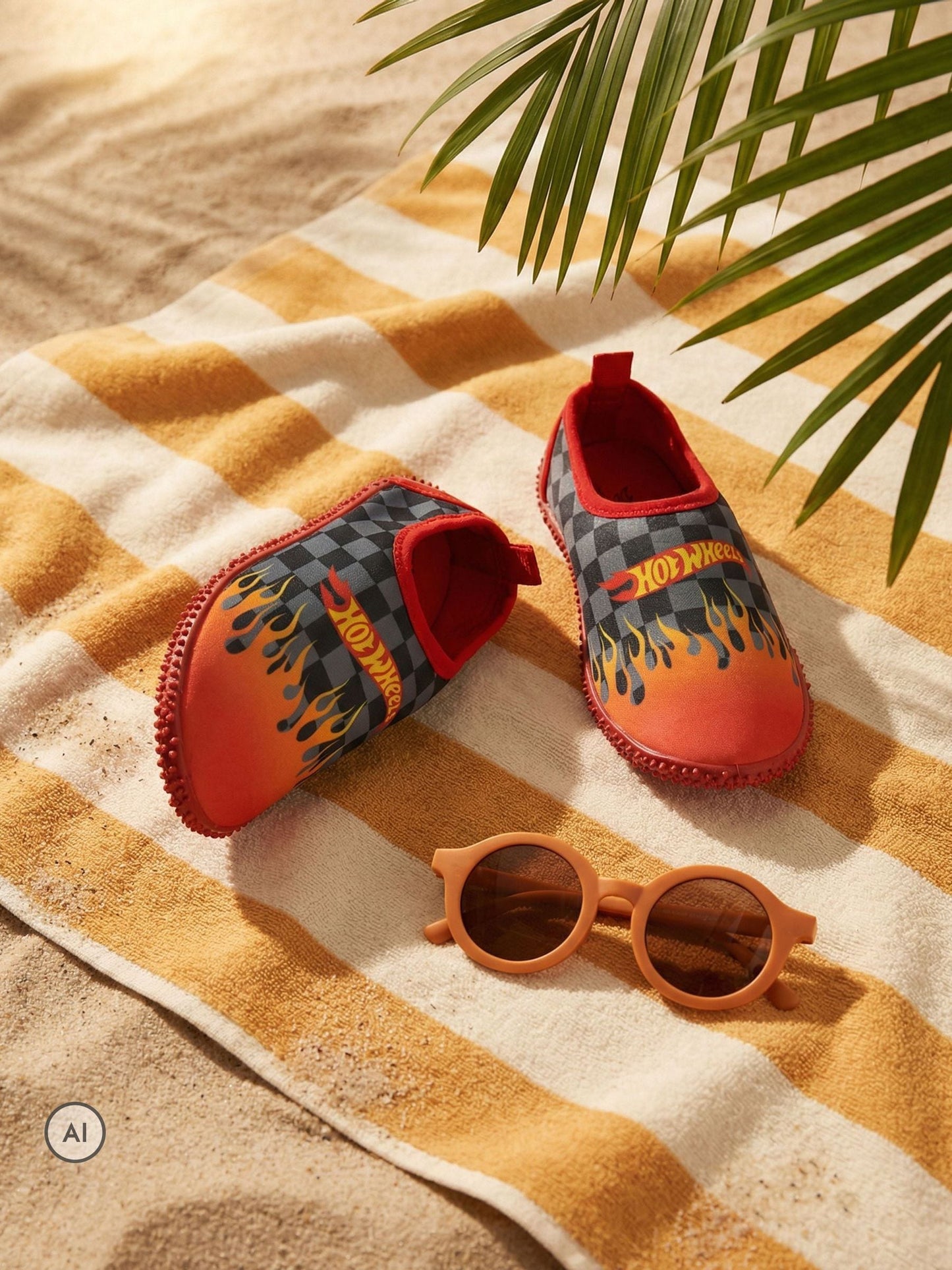 Dsiney Kidz - Vanilla Underground Red Hot Wheels Aqua Shoes image 1