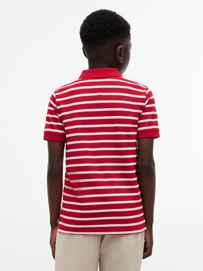 Dsiney Kidz - Tommy Hilfiger Red Essential Regular Fit Signature Polo Shirt image 2