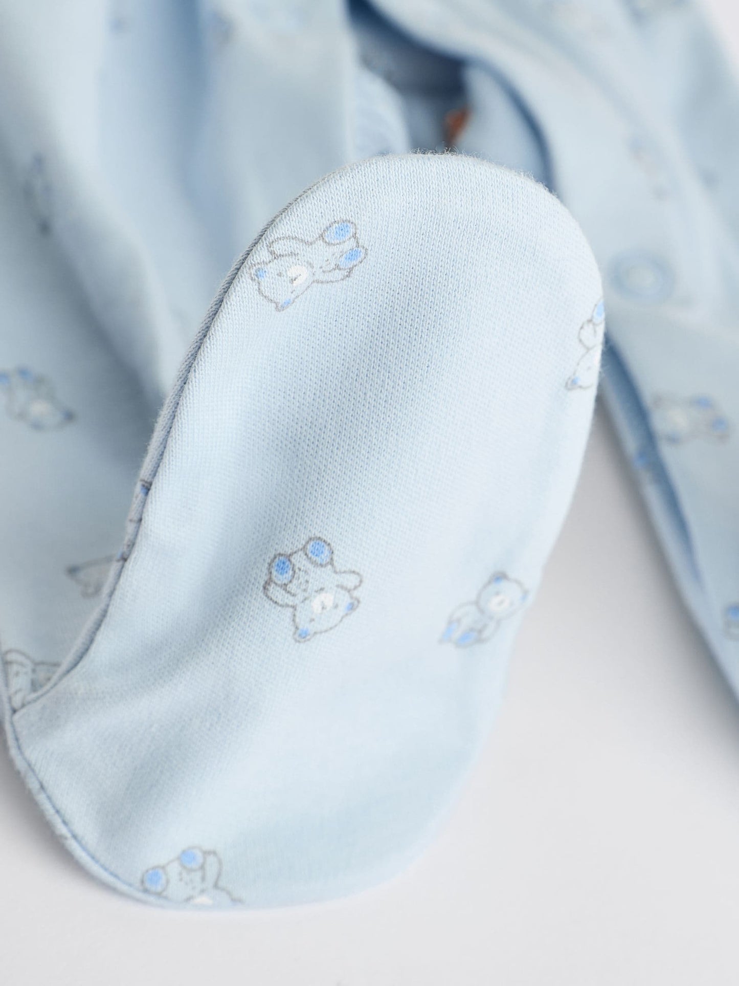 Blue 7 Pack Baby Bear Sleepsuit (0-2yrs)
