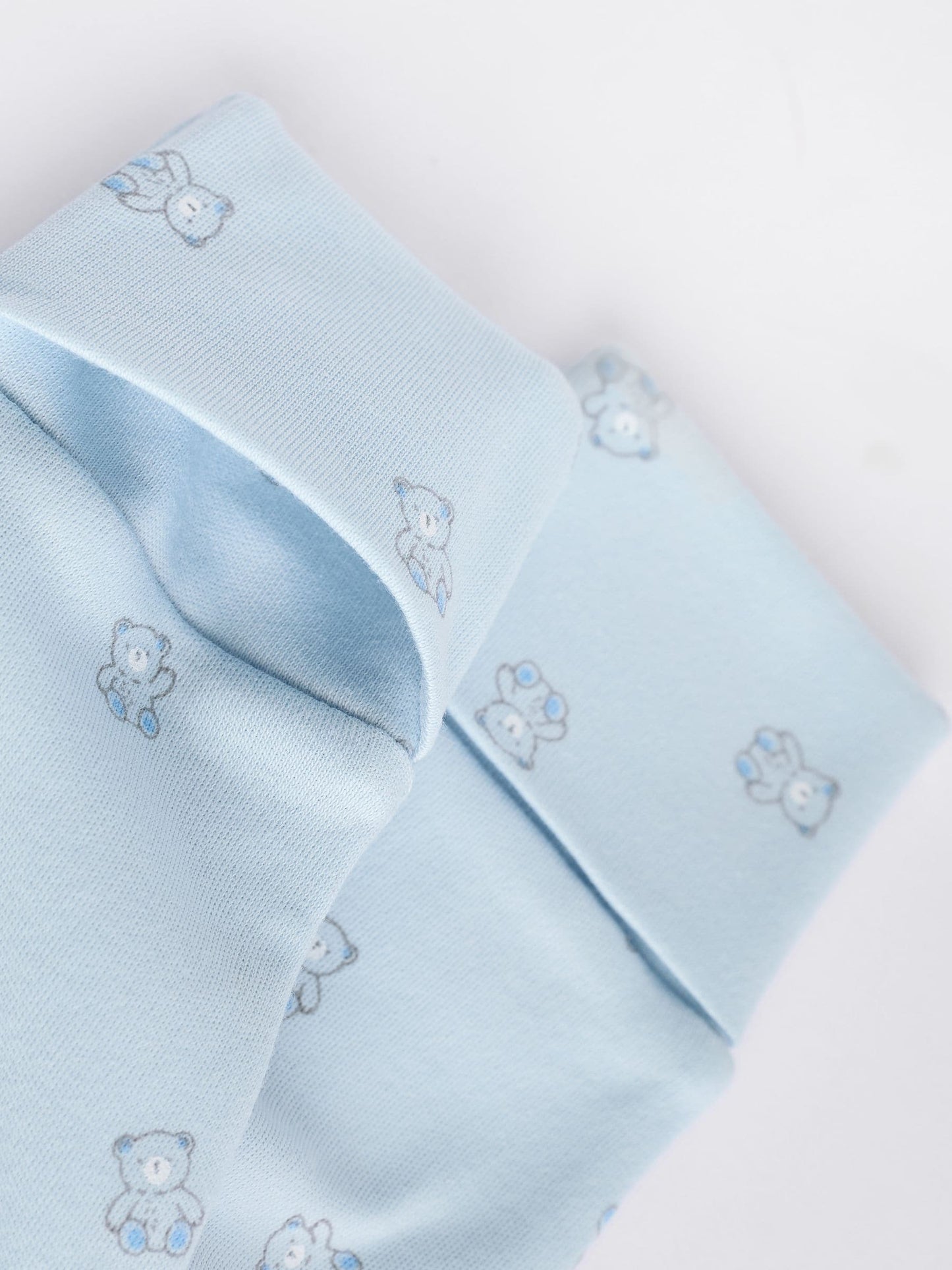 Blue 4 Pack Baby Bear Sleepsuit (0-2yrs)
