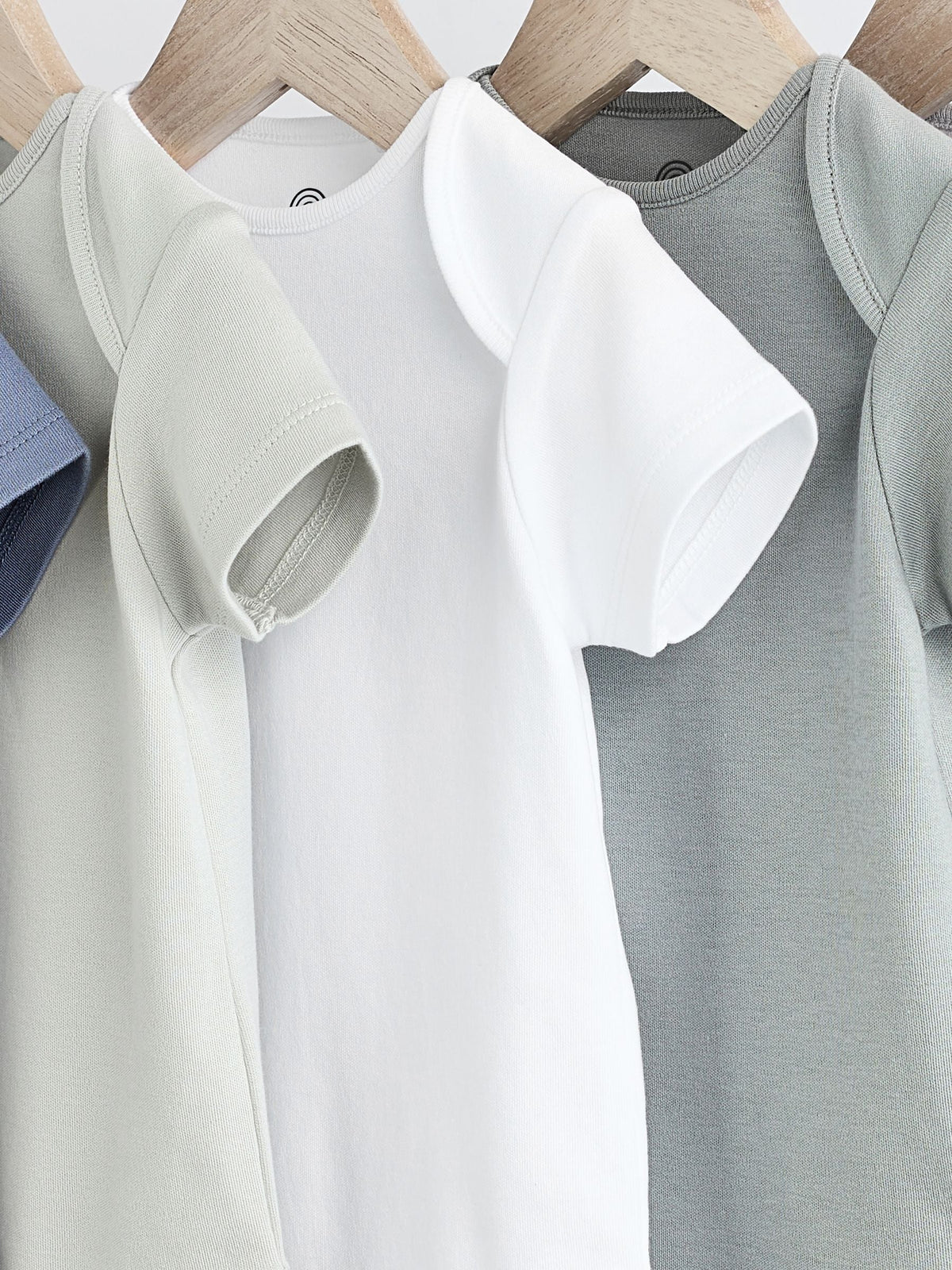Dsiney Kidz - Grey/White Short Sleeve Bodysuits 5 Pack image 10