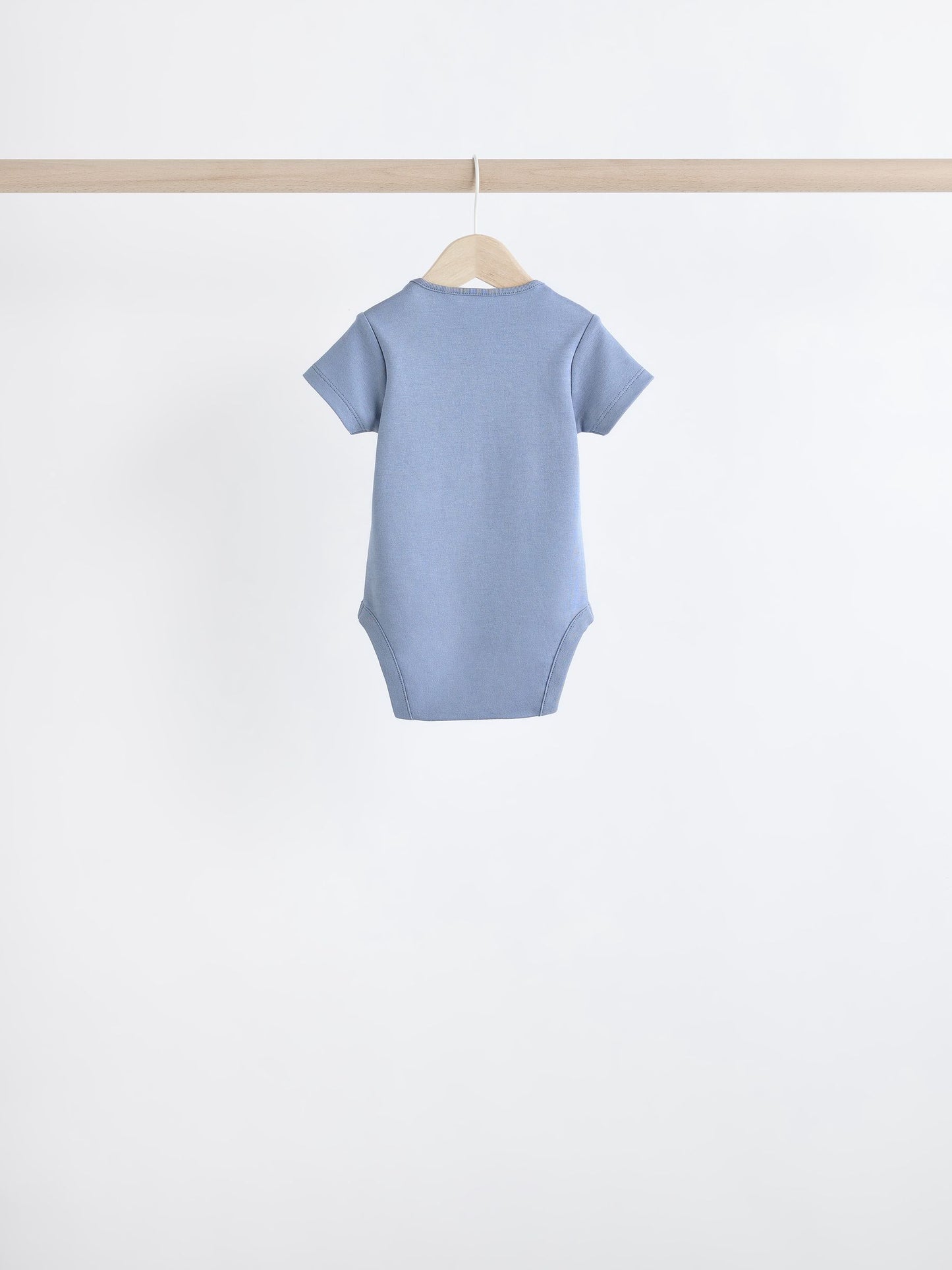 Grey/White Short Sleeve Bodysuits 5 Pack image 3